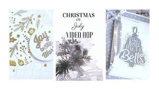 Heat Embossing and Foil Cards for Christmas in July Video Hop