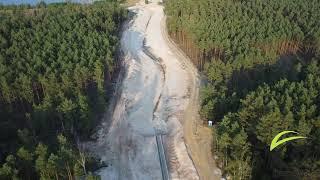 Klinger See 01.08.2024 - Bau des Zulaufgrabens für die Flutung aus der Tranitz