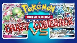 Gardevoir GX vs Drampa GX / Garbodor - Crazy Comeback! PTCGO Gameplay