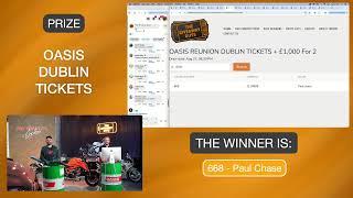 LIVE DRAW! 27/08/24 - Peugot 3008 or £20,000 Cash, Oasis tickets, and loads more!