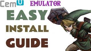 *GRATIS* Wii U Spiele auf dem PC spielen in 2022 |Cemu Emulator INSTALATION & SETUP GUIDE (Deutsch)