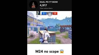 M24 No scope jump shot ‍|| tdm king @KAALPG is back|| subscribe for more ||#pubgmobile #m24