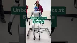  Unboxing Autonomous Robots at Binghamton University #robots #autonomousrobots #humanoidrobot
