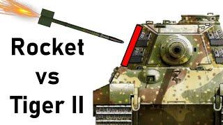 AP ROCKET vs TIGER II | AP No.2 RP-3 Rocket Armour Piercing Simulation