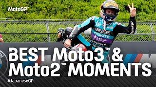 Best Moto3™ & Moto2™ moments!   | 2024 #JapaneseGP