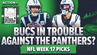 Back Bryce Young And The Panthers In Tampa Bay? | Week 17 NFL Picks! | The Action Network Podcast