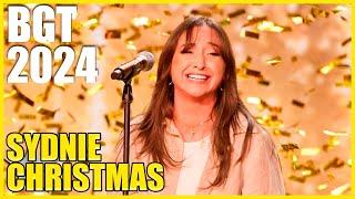 Sydnie Christmas ganha BOTÃO DE OURO com lindo cover de 'Tomorrow' | BGT 2024