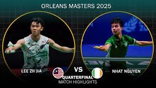 Lee Zii Jia vs Nhat Nguyen Orleans Master 2025 Badminton