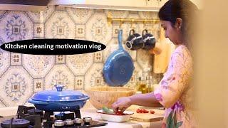 Kitchen cleaning motivation | Decorating my kitchen for summers | Summer recipes & cheese cake