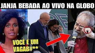 JANJA É HUMILHADA POR JORNALISTA E CAI NA TV GLOB0