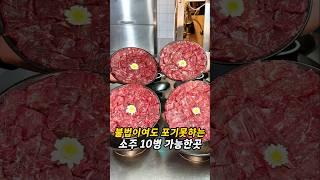 뭉티기 먹다 경찰에 잡혀갈뻔한 썰