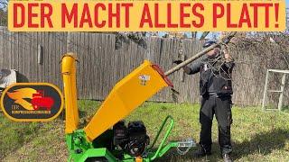 Der Victory GTS1500 Häcksler / Shredder erster Test! Der macht alles Platt! Wood Chipper