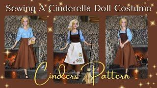 How To Sew A Cinderella Doll Costume / Peasant Dress & Corset Vest / VDC Club Grace Cinders Pattern