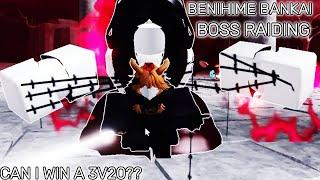 3V20 BOSS RAIDING WITH BENIHIME BANKAI | TYPE SOUL