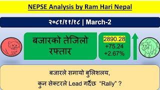 2081.11.18 | Nepse Daily Market Update | Stock Market Analysis by Ram Hari Nepal