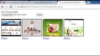 file upload,show,delete using file uploader in c# asp net
