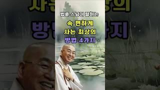 나이먹어 속 편하게 사는 방법 | 무조건 속 편하게 사는 이유 | 법륜스님의 인생조언 #명언 #지혜 #인간관계