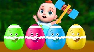 Surprise Eggs Kids Songs | GoBooBoo | Nursery Rhymes