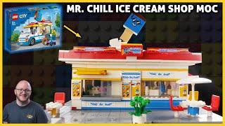 I Made a Full Mr. Chill Ice Cream Shop! (LEGO Set 60253 Ice Cream Truck MOC)