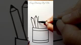 Pen Holder Drawing.