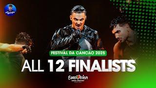  Festival da Canção 2025: All 12 Finalists