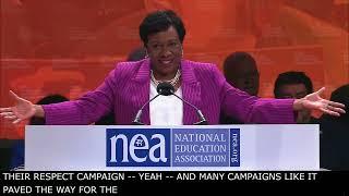 Becky Pringle Delivers Keynote Speech at the 2024 NEA Representative Assembly in Philadelphia