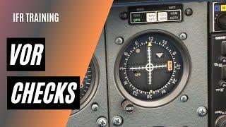 How to do a VOR Check | VOR Inspection 91.171