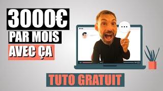 Gagnez 3000€/Mois En Ligne: Tuto FACILE Pour Débutants (Fonctionne Partout Dans Le Monde)