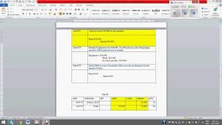 Preparing Ledger -Three Column Format