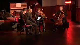 The New European String Quartet performing Kinan Abou Afash composition in Leiden Chronicle 1