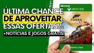 CORRE!!! ÚLTIMA CHANCE Comprar ESSES JOGOS em OFERTAS no XBOX! | + Jogos Grátis | + Notícias!