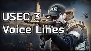 Escape From Tarkov - Josh (USEC 3) All Voice Lines