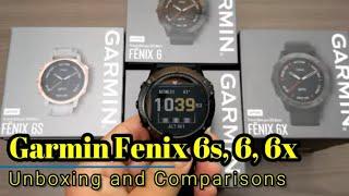 Garmin 6s, 6, 6x - Unboxing and Comparisons