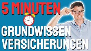 In 5 Minuten mehr über Versicherungen lernen als in 10 Jahren Schule | Grundwissen Versicherungen