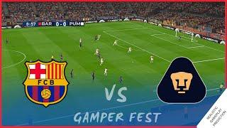 Barcelona vs Pumas - Joan Gamper 2022 / Simulación Realista