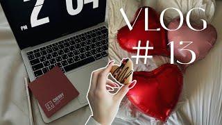 VLOG: День Святого Валентина, уютный вечер и съемка на MacBook