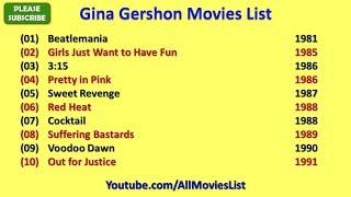 Gina Gershon Movies List