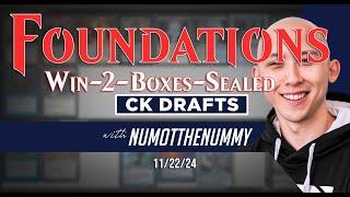 Foundations Win-2-Boxes-Sealed - CK Drafts with Numot the Nummy, 11/22/24