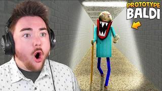 The ORIGINAL BALDI game was so scary...