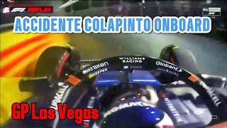 Colapinto accidente Las Vegas | F1 2024