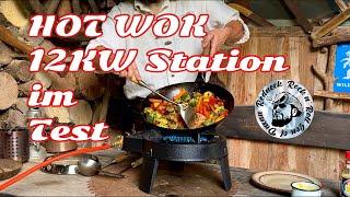 Kochen ohne Strom! Der WOK, geniales Krisenvorsorge Kochgerät! HOT WOK Gas Kochstation Alltags Test