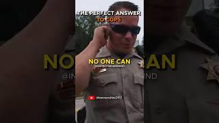 The Only Answer You Need When Cops Question People Unlawfully #police #trafficstop #questioning