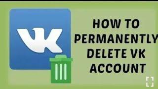 How to permanently delete vk account From Andoid/iso???SOLUTION