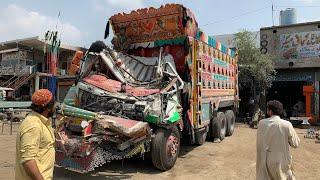 Restoration of Accidental Truck In Unique Way Repairing All Process Of Accidental Truck