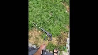 Giraffe pressure washer failure video