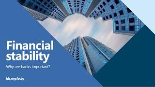 Financial stability. Why are banks important?