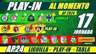  TABLA de POSICIONES y RESULTADOS AL MOMENTO Jornada 17 Liga Mx APERTURA 2024 TABLA GENERAL HOY