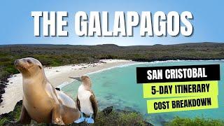 THE GALAPAGOS ISLANDS - 5-Day Itinerary & COST BREAKDOWN for San Cristobal Island