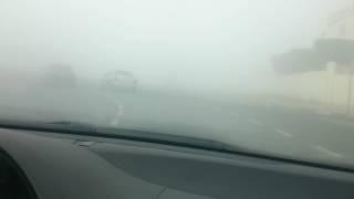 #Zero visibility#High speed#fog Qatar