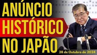 ANÚNCIO HISTÓRICO NO JAPÃO - 28/OUTUBRO/2024